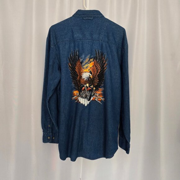 American Biker Button down shirt - Picture 5 of 7